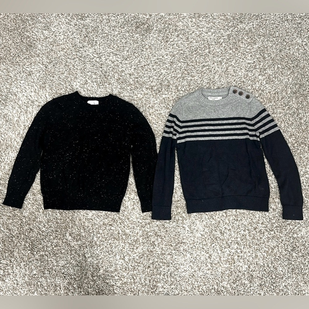 2 Boys Sweaters- size 7/8